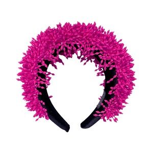 CLAUDIA LI Fruta PROM QUEEN LIMITED EDITION HEADBAND IN VERY BERRY